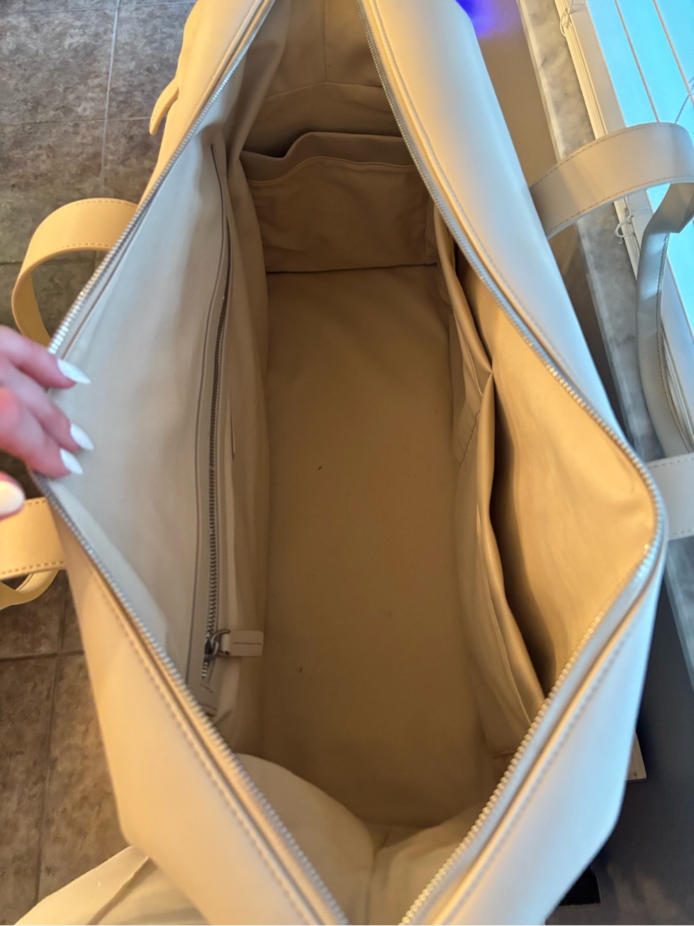 Monos Metro Weekender Beige Travel Duffel Bag - Picture 11 of 12
